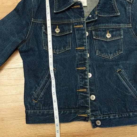 Express Bleus Vintage Denim Jean Jacket size Small S - Picture 4 of 5